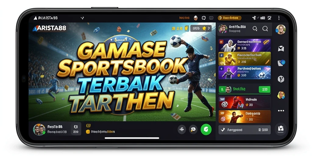 Tampilan menarik dari gameplay Sportsbook ARISTA88 yang mendebarkan.