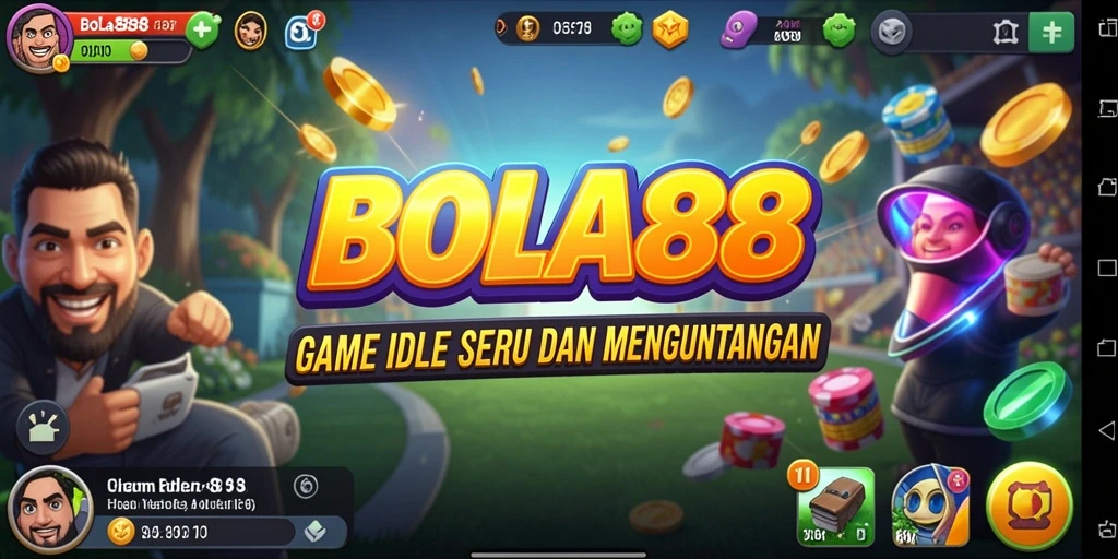 Screenshot gameplay BOLA88 menampilkan aksi seru dalam game Idle.