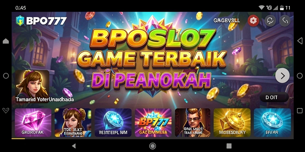Screenshot gameplay BPO777 menampilkan pengalaman slot yang menyenangkan.