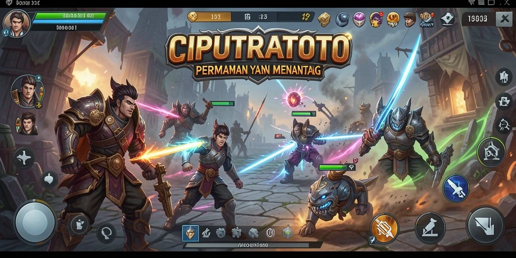 Tangkapan layar menampilkan seru dan dinamikanya gameplay strategi.