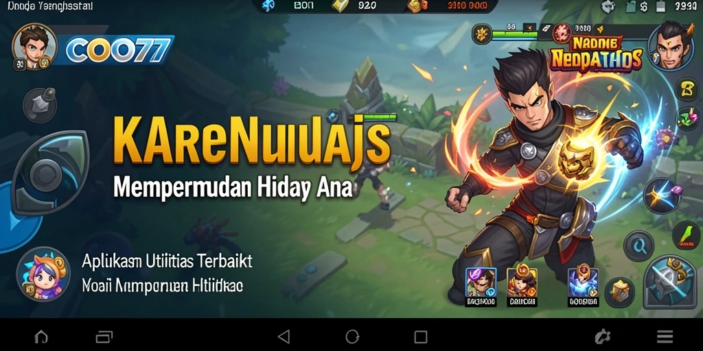 Tampilan utama COO77 menampilkan fitur pengingat dan timer yang intuitif.