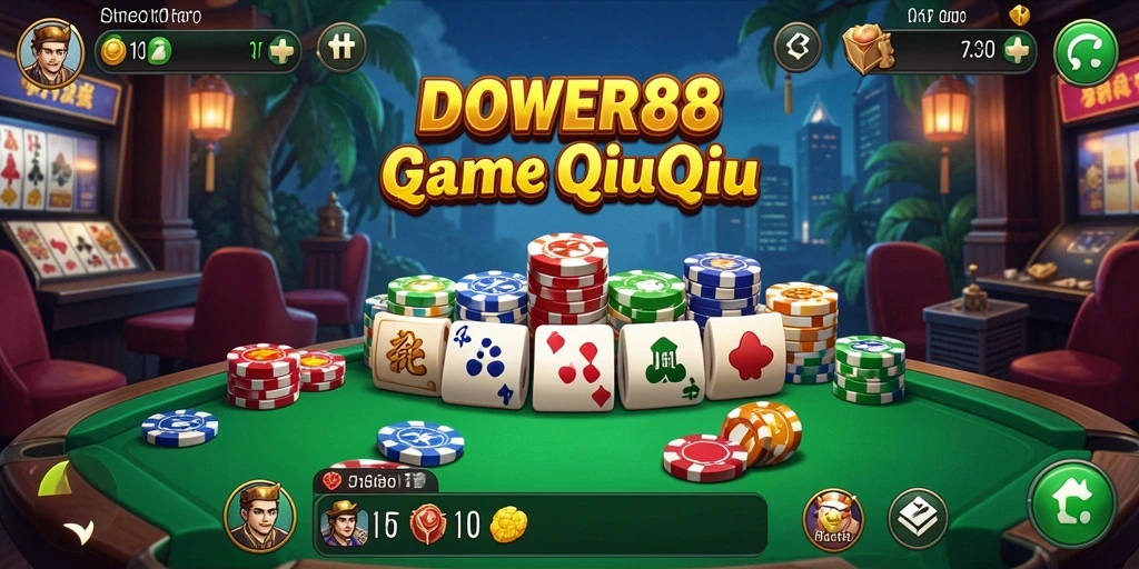 Screenshot DOWER88 menampilkan gameplay QiuQiu yang seru.