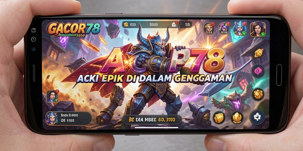 Screenshot permainan GACOR78 yang menampilkan adegan aksi mendebarkan.