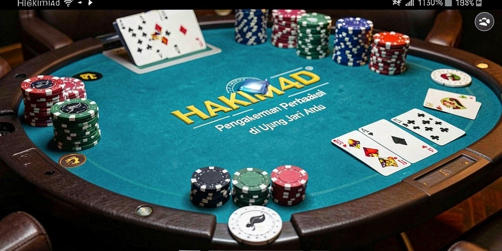 Gameplay seru HAKIM4D yang menghadirkan keseruan poker.