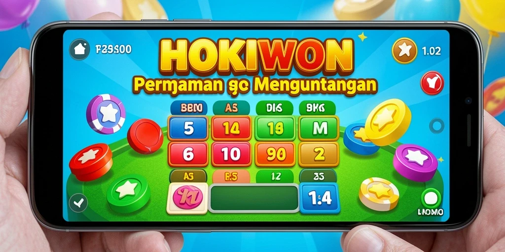 Tampilan gameplay HOKIWON yang seru dan interaktif.