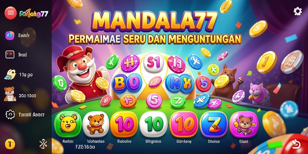Tampilan seru gameplay Bingo di MANDALA77.