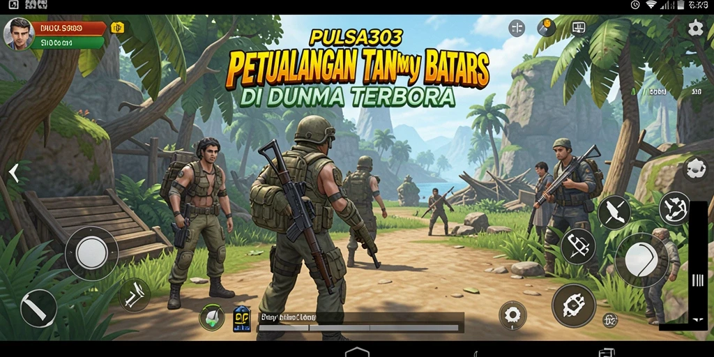 Tampilan gameplay PULSA303 menunjukkan petualangan seru di dunia yang luas.