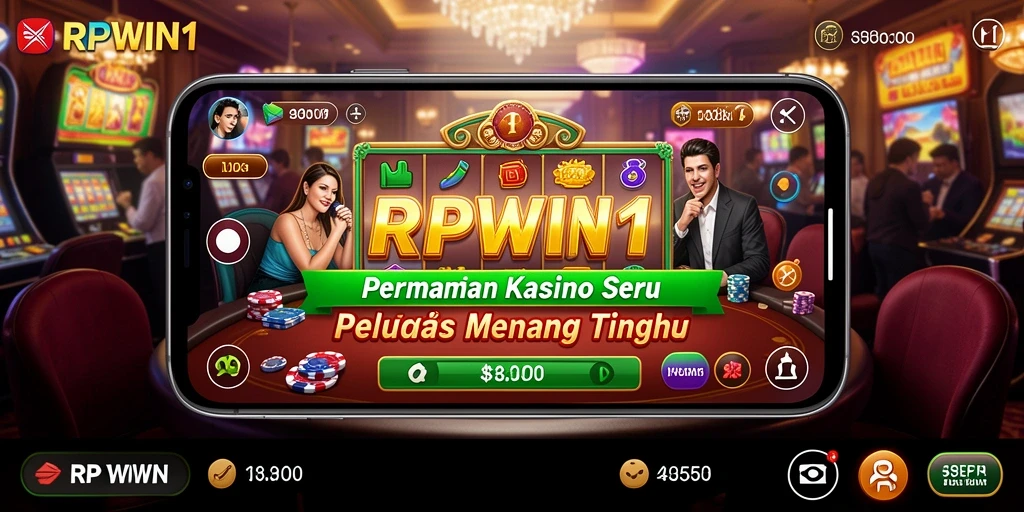 Screenshot gameplay RPWIN1 menampilkan momen seru saat bermain Kasino.