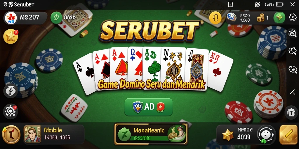 Tampilan gameplay SERUBET yang menarik dan seru.